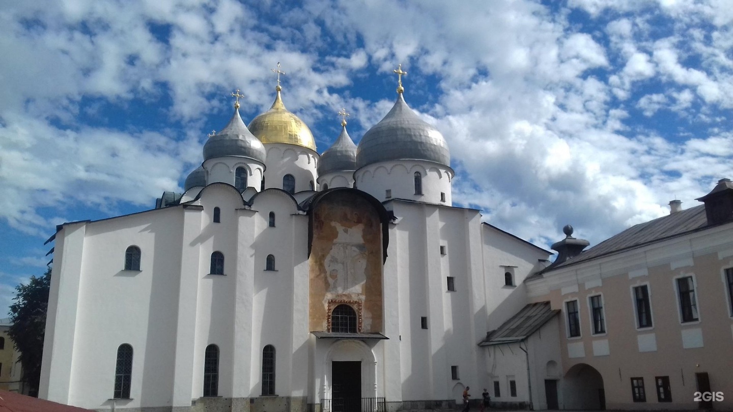софийский собор в новгороде черно белое