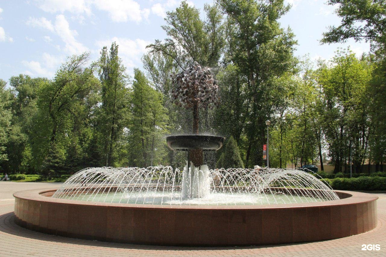 Нижний парк Липецк фонтан