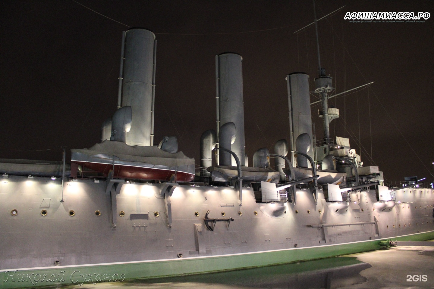 The cruiser aurora is a museum