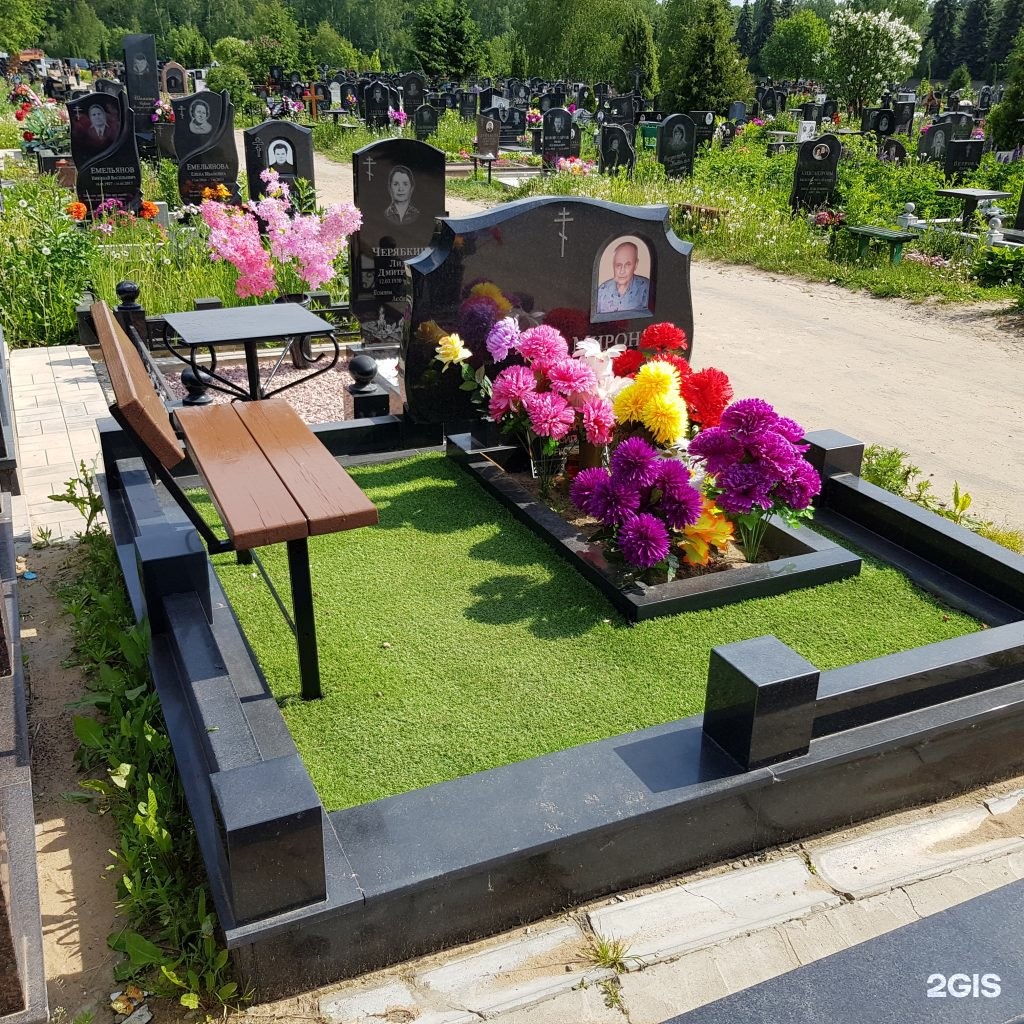 Благоустройство могилы на кладбище кримированная