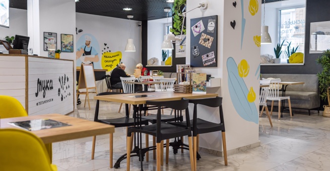 Flour, restaurant, Saratov, prospekt imeni Petra Stolypina, 38 - Yandex Maps