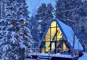 Глэмпинг Geometrika • lounge hotel в Республике Алтай