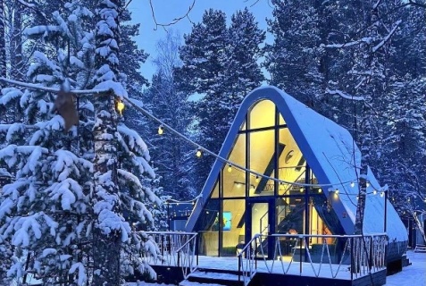 Озерное: Глэмпинг Geometrika • lounge hotel