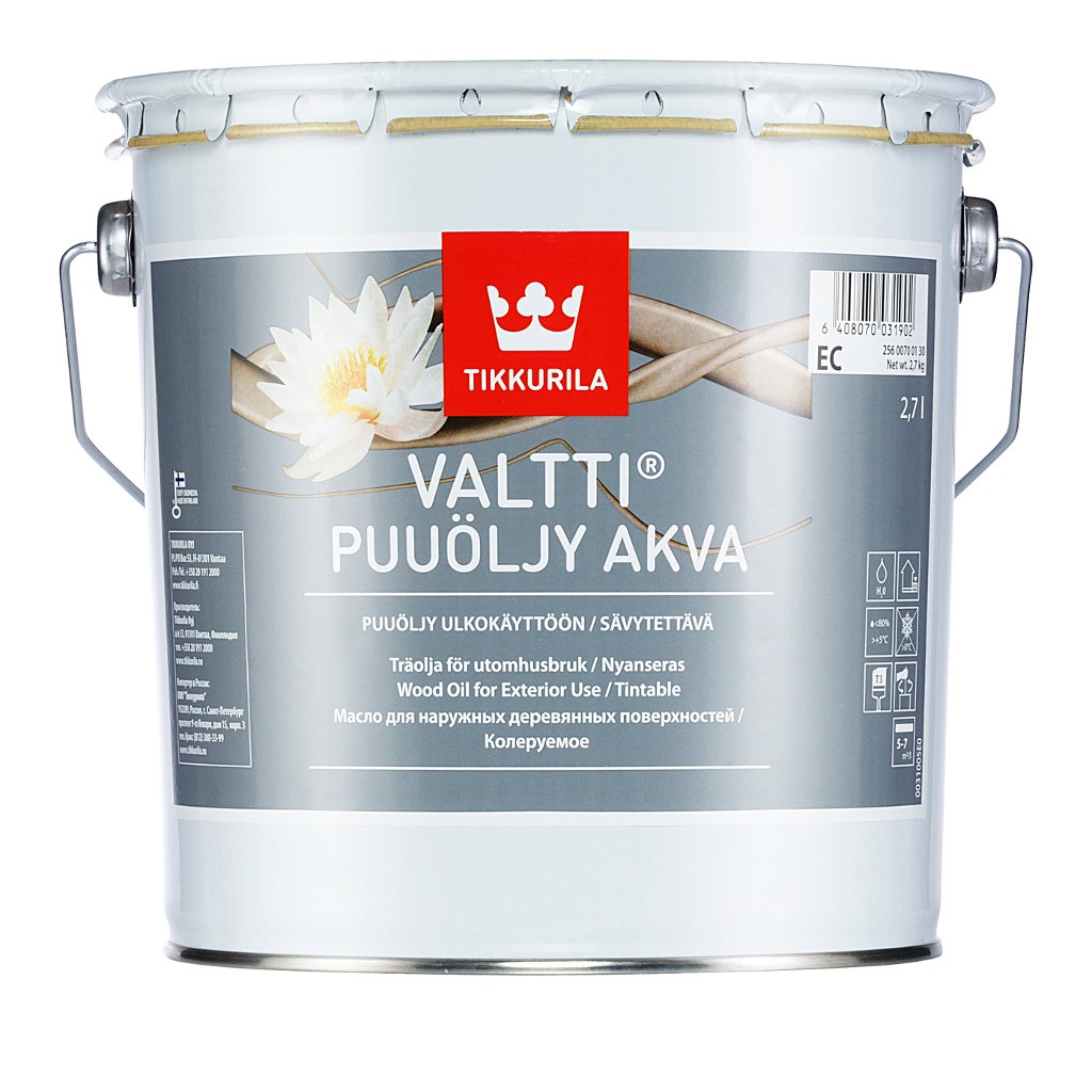 Тиккурила для дерева. Tikkurila Valtti puuöljy 2,7 л. Tikkurila Valtti Expert akva, 9 л. Масло для дерева Tikkurila Valtti PUUOLJY. Масло-воск Tikkurila Valtti puuöljy, бесцветный, 2.7 л.