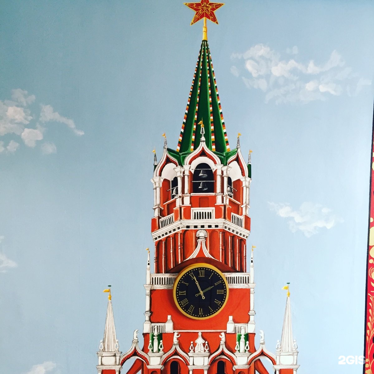 Спасская башня Московский Кремль 1624
