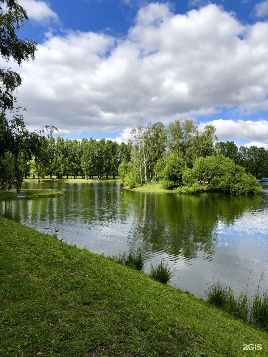 Парк Победы Москва озеро