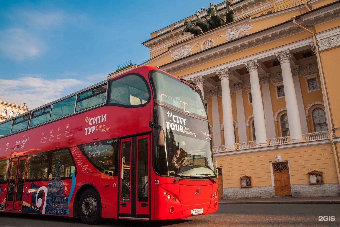 двухэтажный автобус в санкт петербурге