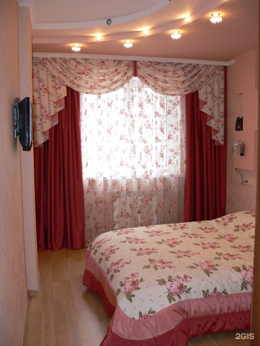 варианты дизайна штор для спальни