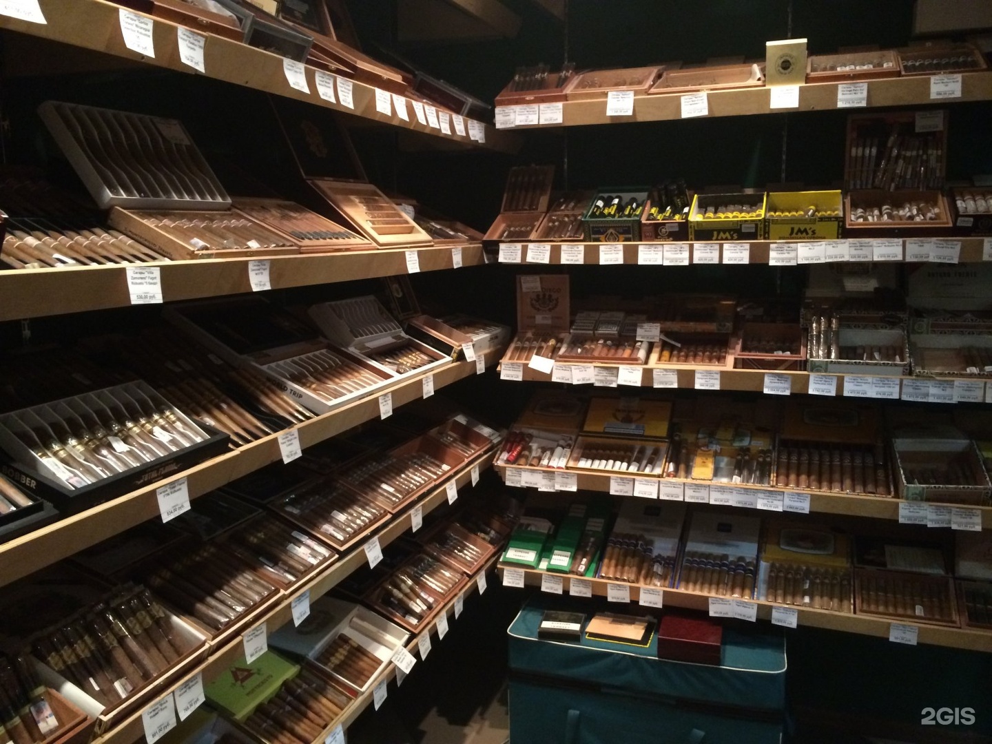 Сигары в табачных магазинах