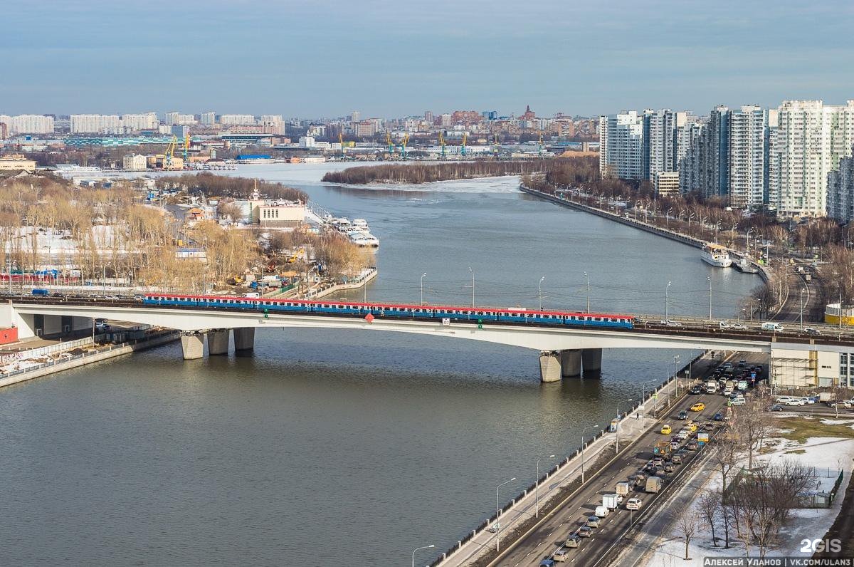 Нагатинский мост в москве