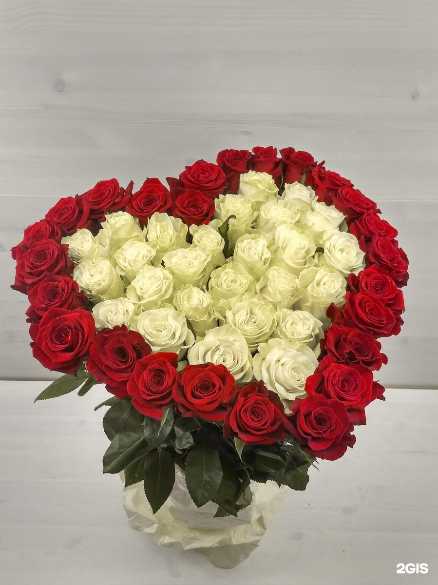 Букет Hearts эквадорских роз