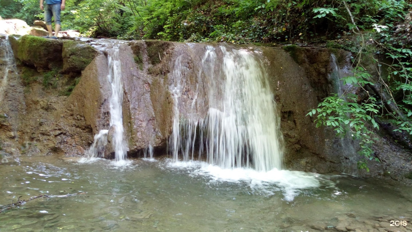 Водопады горячий ключ