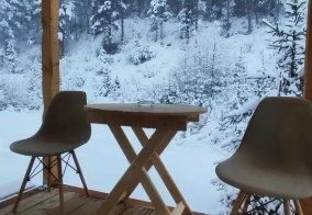 Глэмпинг Зеленый колобок в Республике Алтай